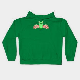 Watermelon Fruit Bat Kids Hoodie